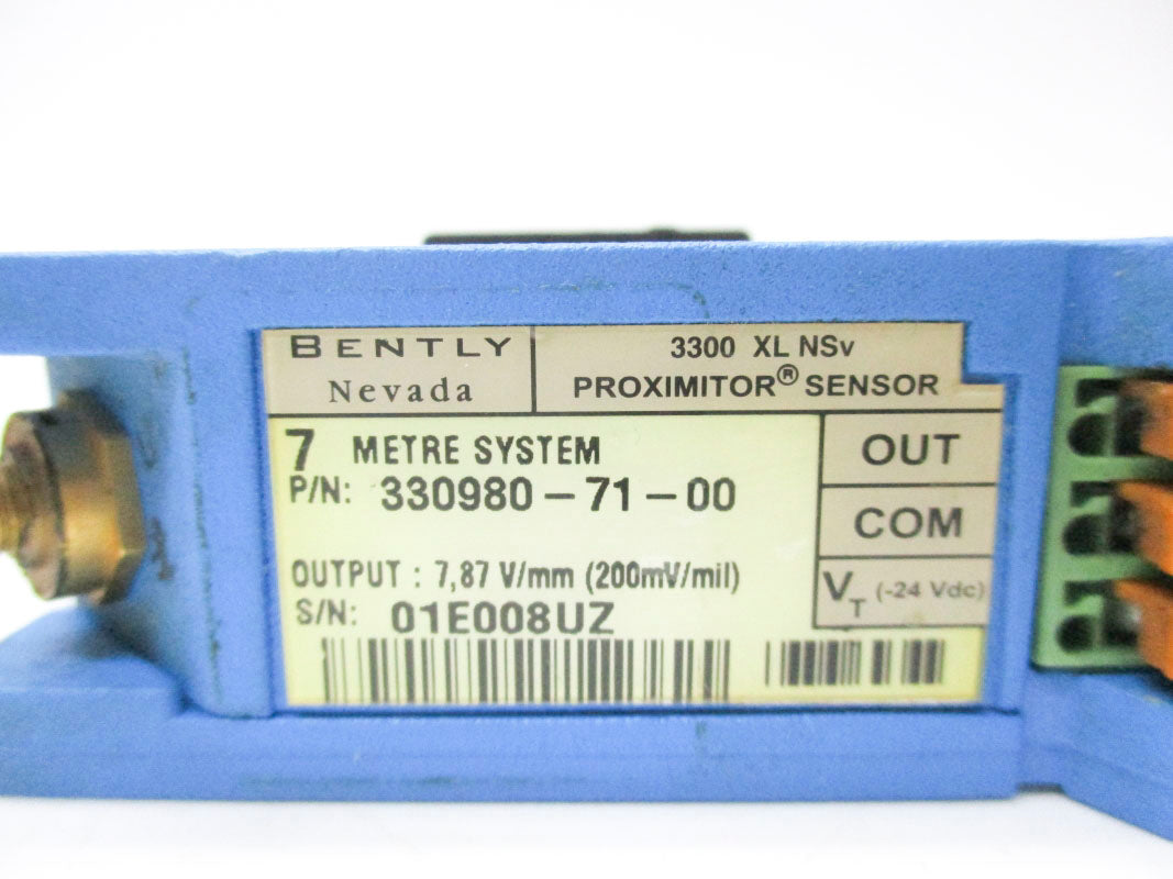 BENTLY NEVADA 330980-71-00 24VDC UNMP