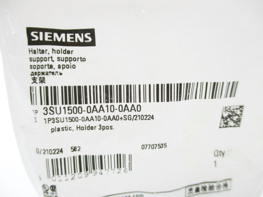 SIEMENS 3SU1500-0AA10-0AA0 NSMP