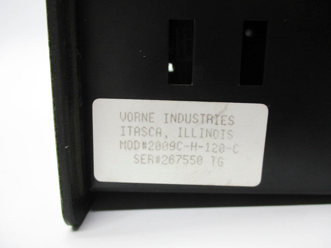 VORNE INDUSTRIES 2009C-H-120-C 120VAC UNMP