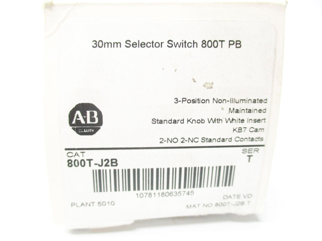 INDUSTRIAL SPARE PART 800T-J2B SER. T (WH) NSMP