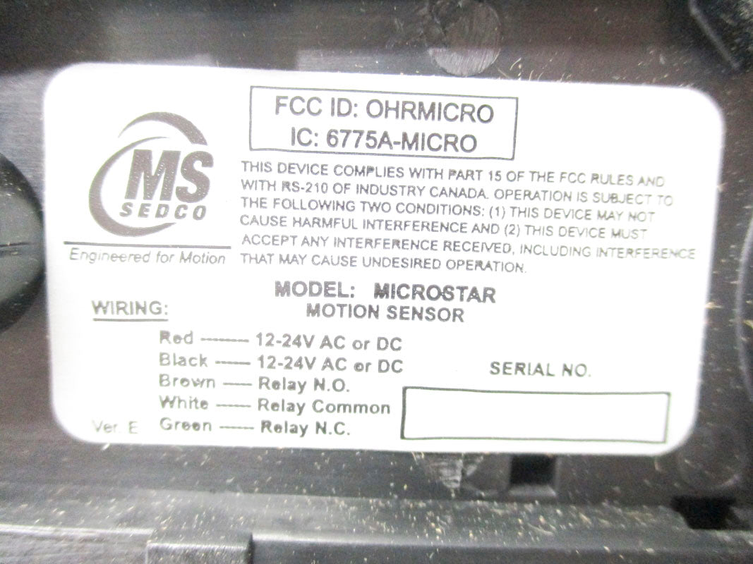 MS SEDCO MICROSTAR NSMP