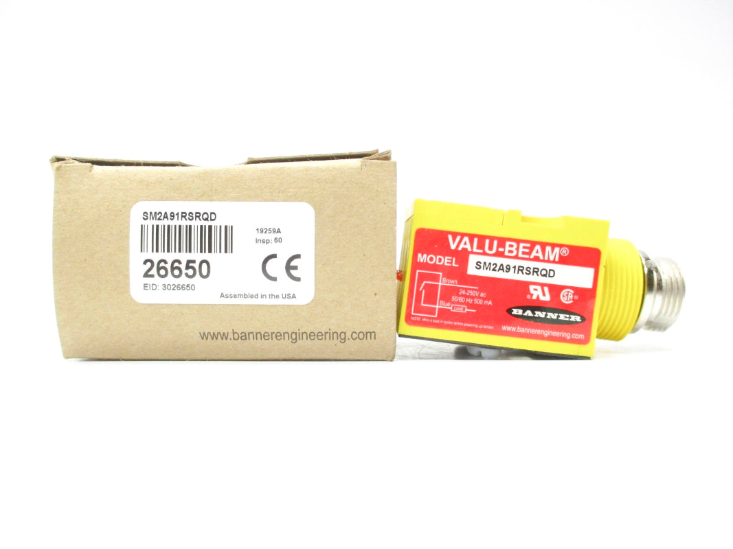BANNER ENGINEERING SM2A91RSRQD 26650 24-250VAC/DC NSMP