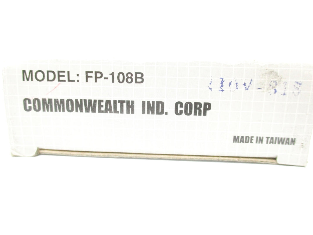 COMMONWEALTH FP-108BS1 110/120VAC 0.19/0.20A NSMP