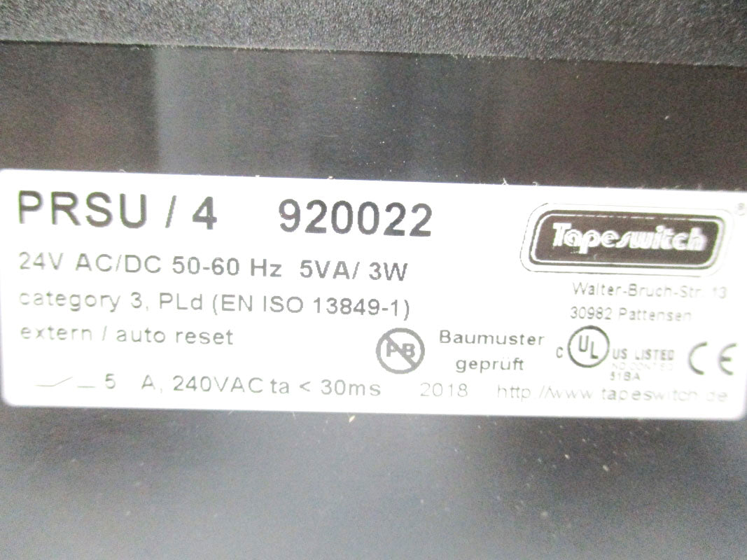 TAPESWITCH PRSU/4 920022 24VAC/DC 5A NSMP