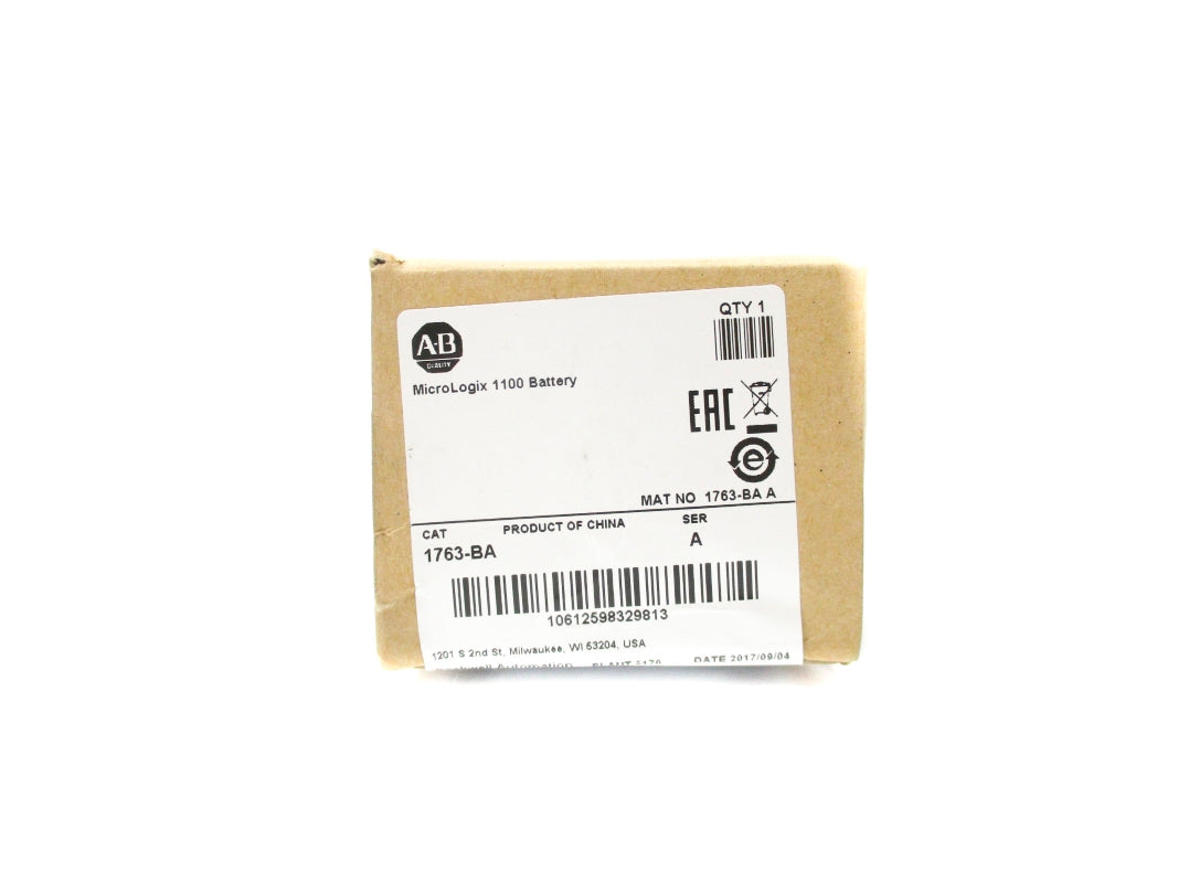 ALLEN BRADLEY 1763-BA SER. A DATE: 2017 NSFS