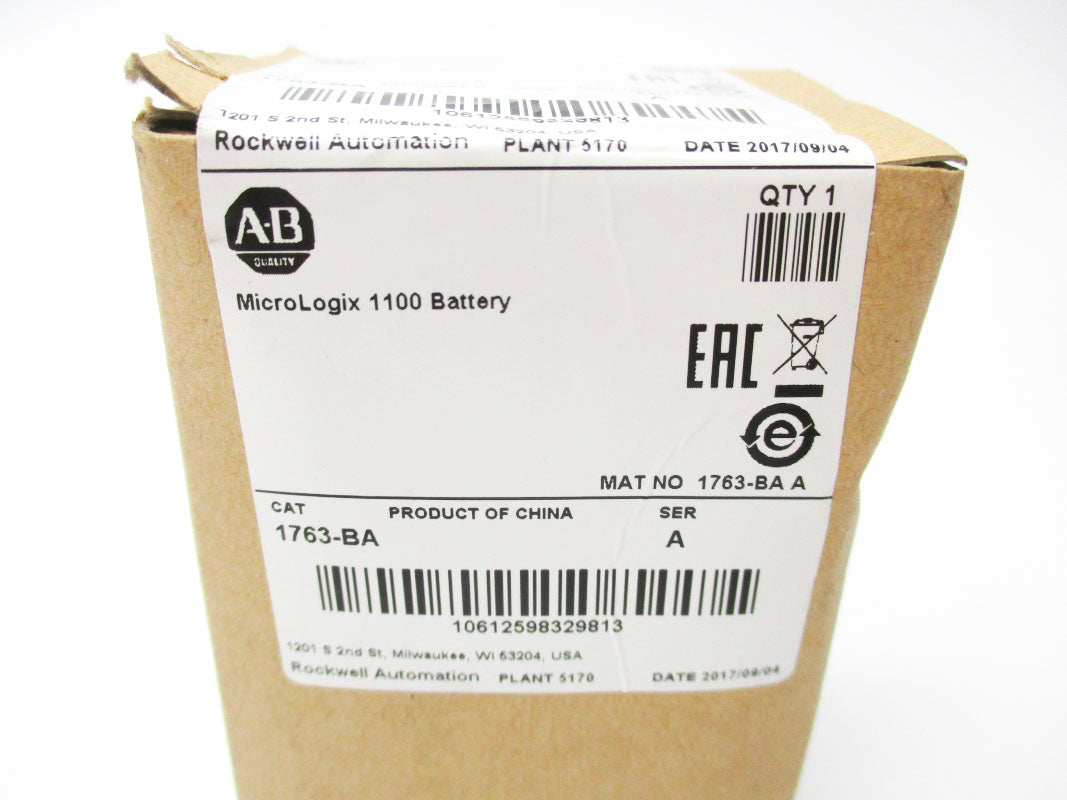 ALLEN BRADLEY 1763-BA SER. A DATE: 2017 NSFS