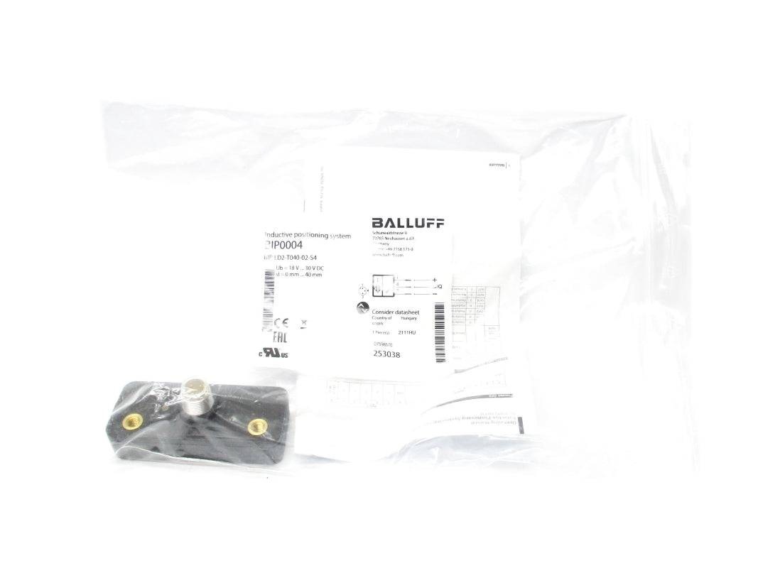 BALLUFF BIPLD2-T040-02-S4 BIP0004 18-30VDC NSMP