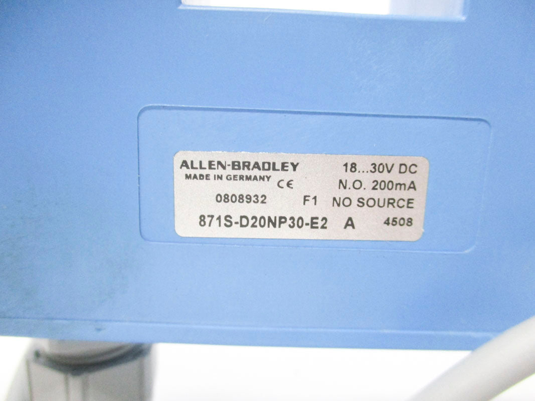 ALLEN BRADLEY 871S-D20NP30-E2 SER. A 18-30VDC (BR/WH) NSMP
