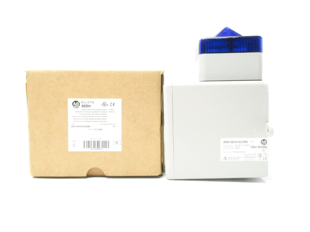 ALLEN BRADLEY 855H-BCA10CDR6 SER. C 115VAC (BR/WH) NSMP