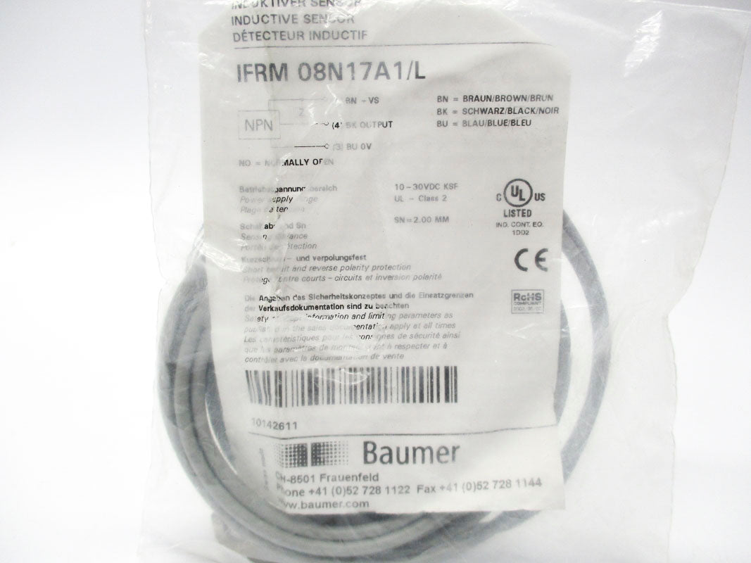 BAUMER IFRM08N17A1/L 10-30VDC NSMP