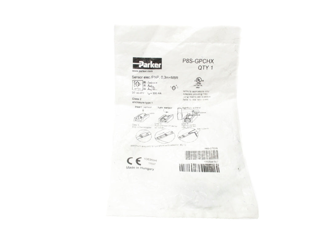 PARKER P8S-GPCHX 10-30VDC NSMP