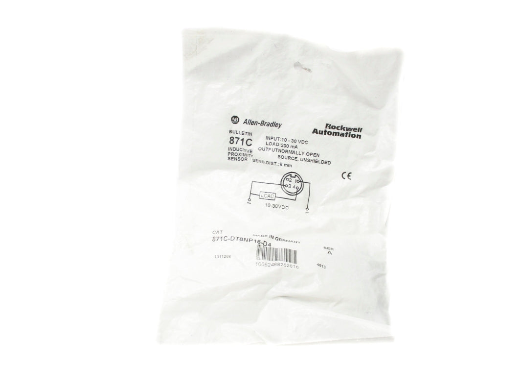 ALLEN BRADLEY 871C-DT8NP18-D4 SER. A 10-30VDC NSMP