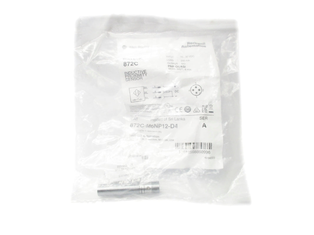 ALLEN BRADLEY 872C-M6NP12-D4 SER. A 10-30VDC NSMP