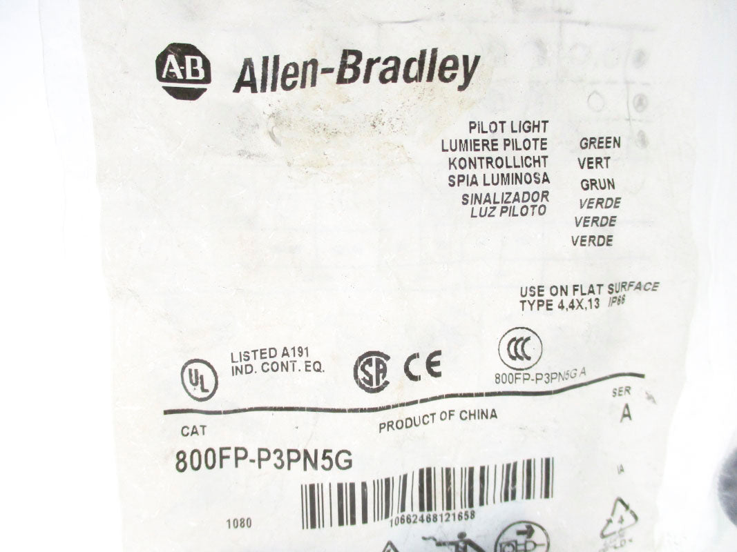 ALLEN BRADLEY 800FP-P3PN5G SER. A NSMP