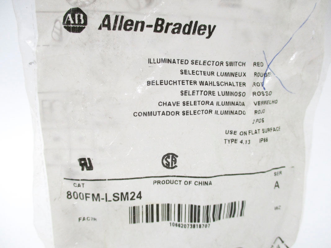 ALLEN BRADLEY 800FM-LSM24 SER. A NSMP