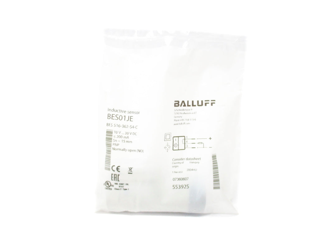 BALLUFF BES516-362-S4-C BES01JE 10-30VDC NSMP