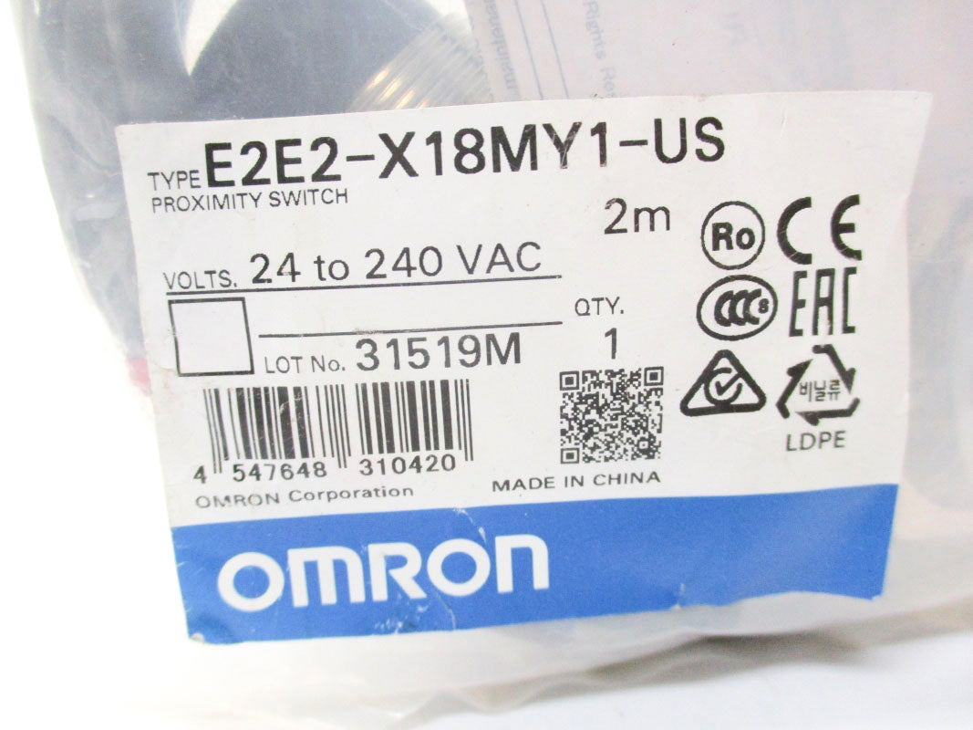 OMRON E2E2-X18MY1-US 24-240VAC 2M NSMP