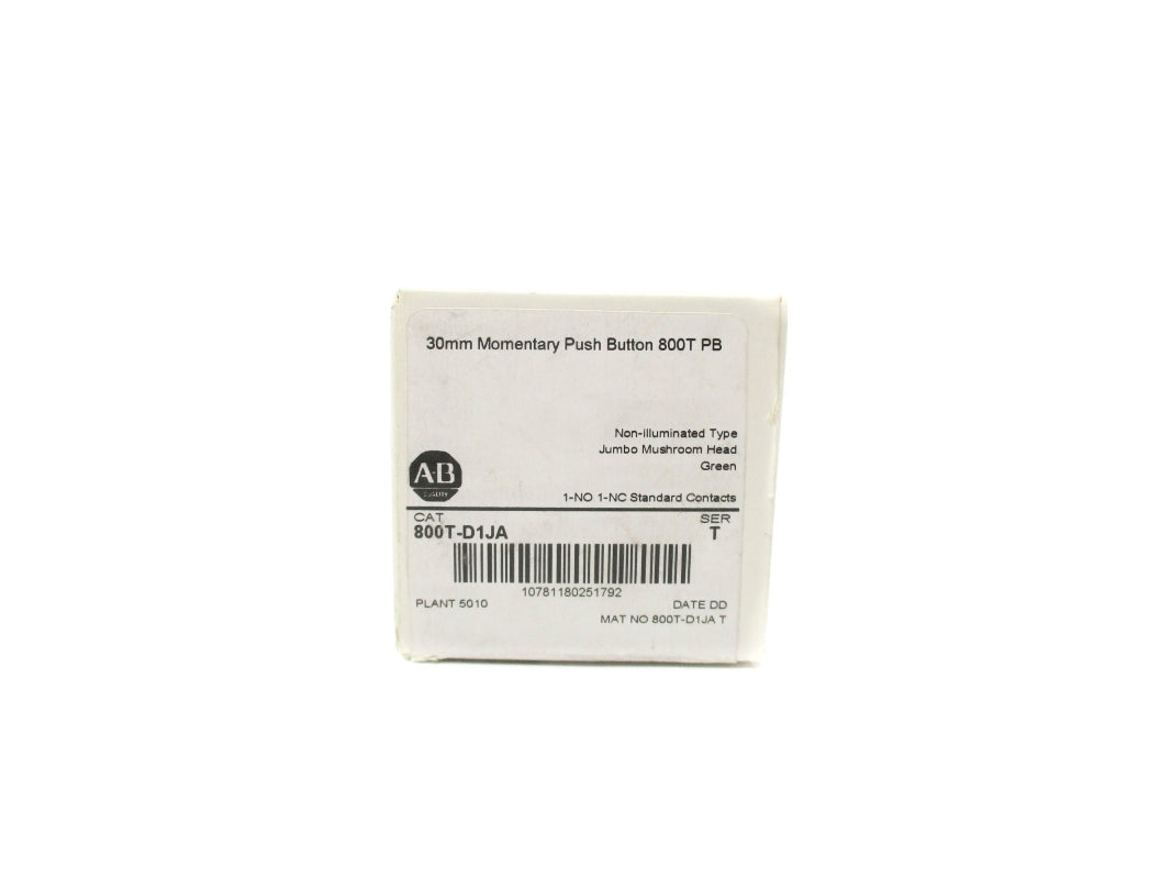ALLEN BRADLEY 800T-D1JA SER. T (WH) NSFS