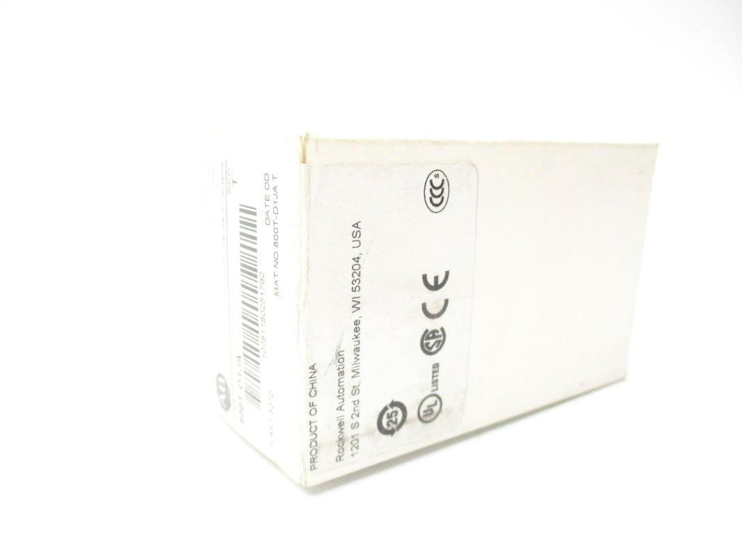 ALLEN BRADLEY 800T-D1JA SER. T (WH) NSFS