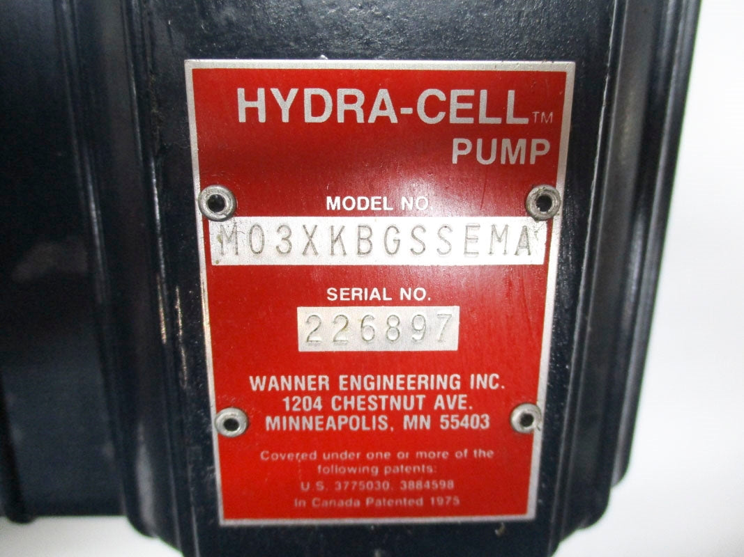 HYDRA-CELL M03XKBGSSEMA NSNP