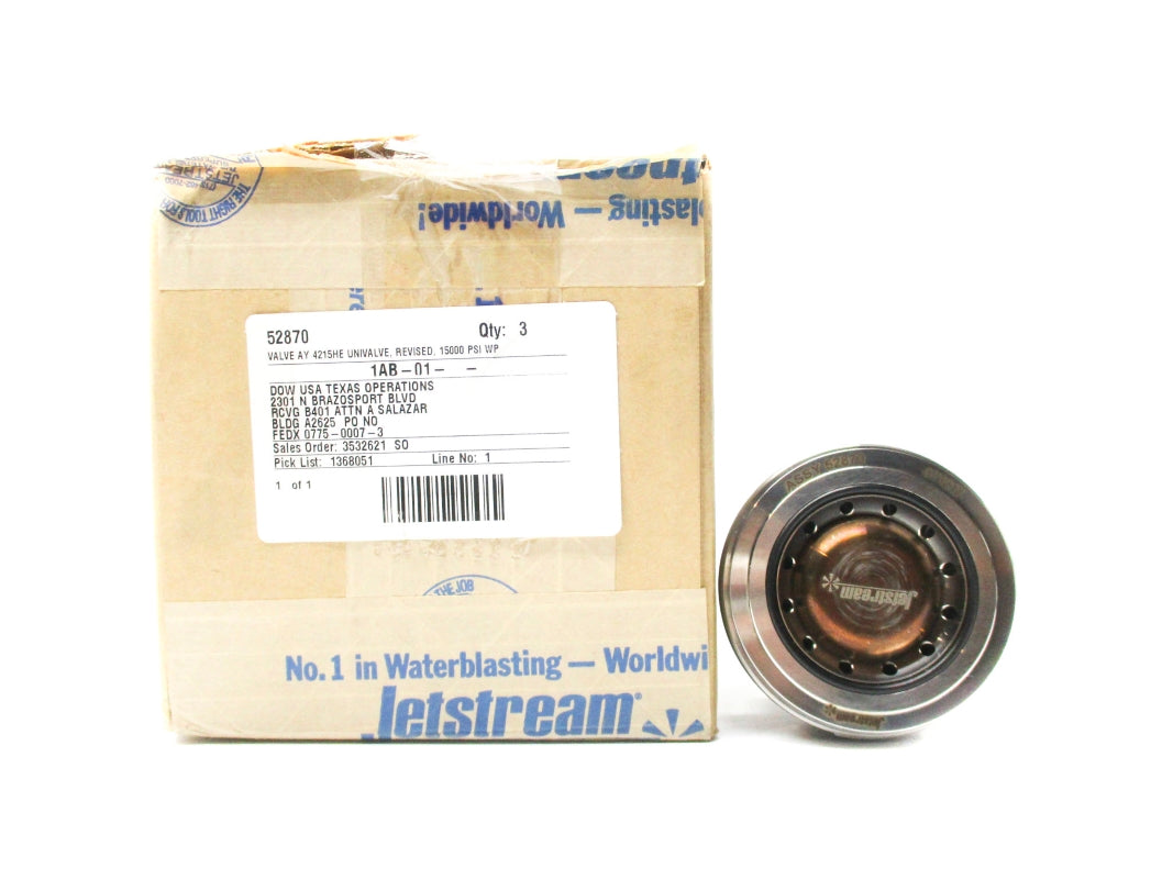 JETSTREAM 52870 15000PSI (PKG OF 3) NSMP