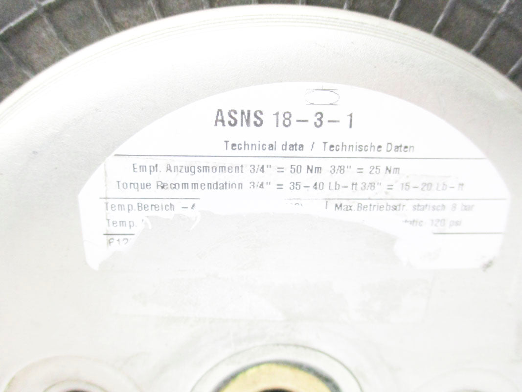 NUMATICS ASNS18-3-1 120PSI NSNP