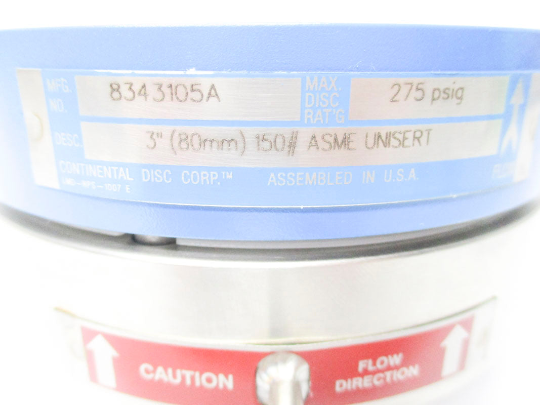 CONTINENTAL DISC 8343105A 275PSI NSNP