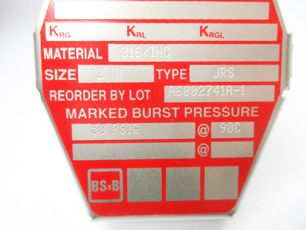 BS&B A6002741A-1 50PSI 90'C NSMP