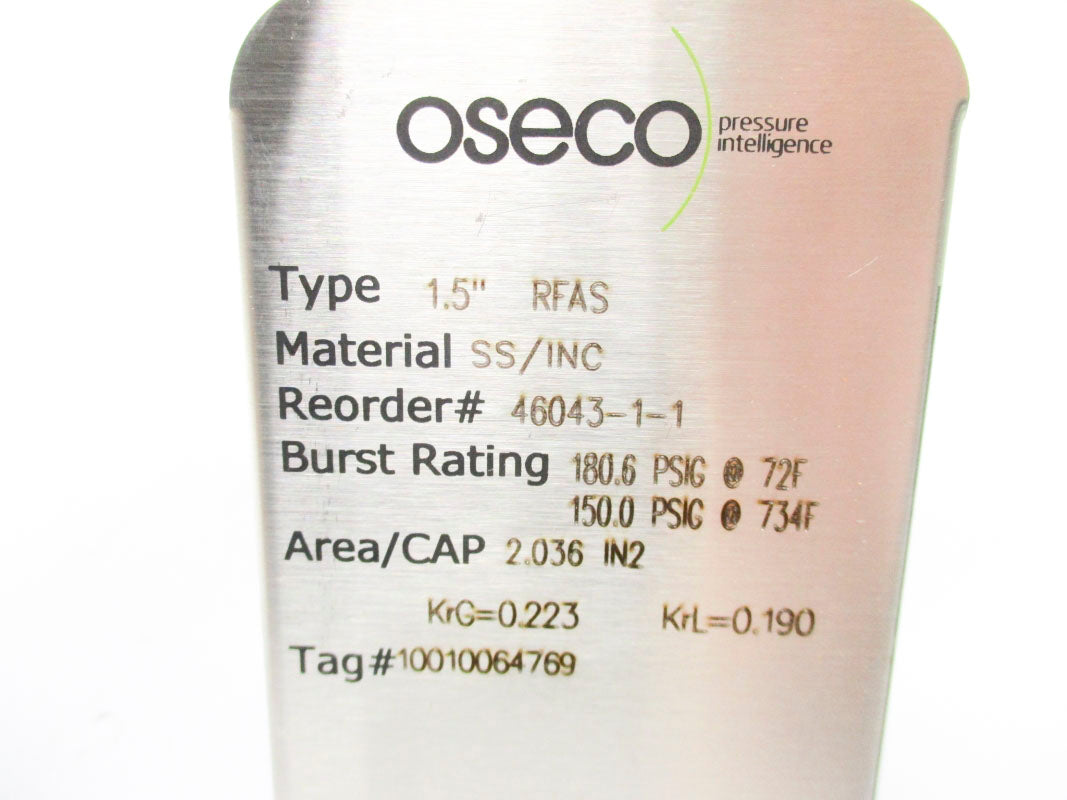 OSECO 46043-1-1 180.6PSI 734'F NSMP