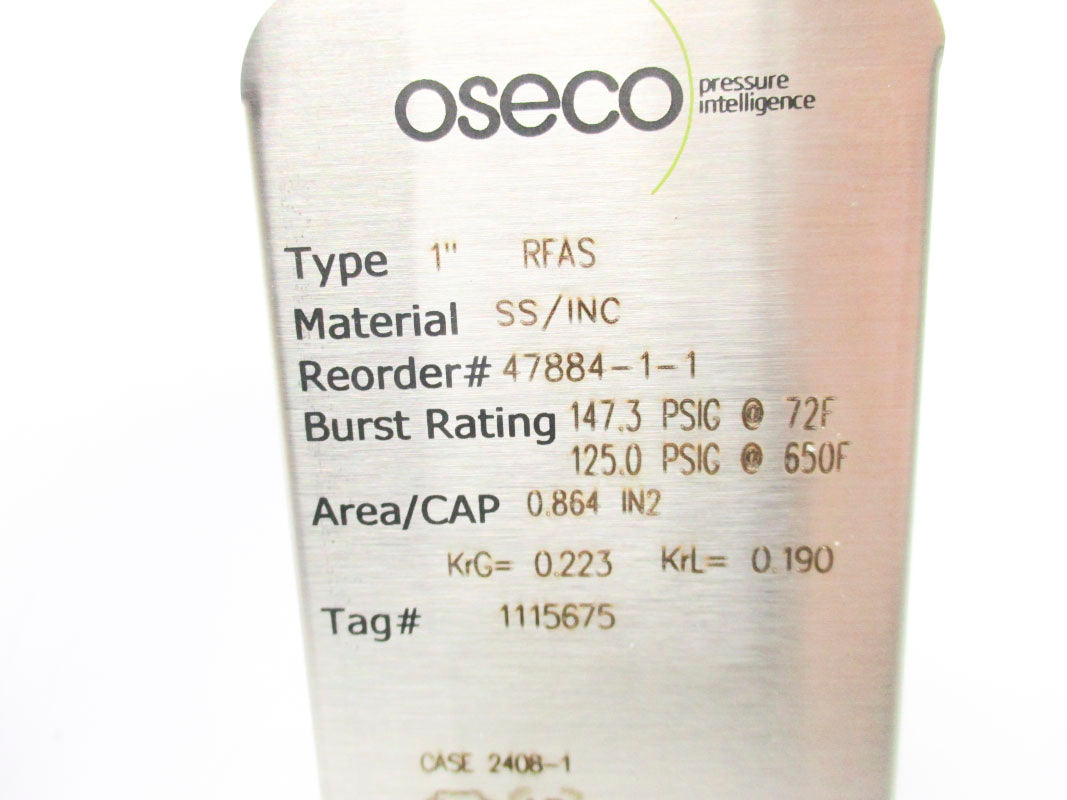 OSECO 47884-1-1 147.3PSI 650'F NSMP