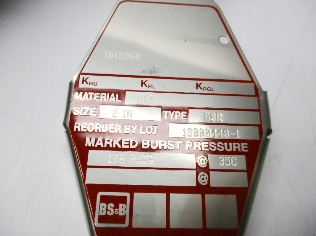 BS&B 1015068 170PSI 35'C NSMP