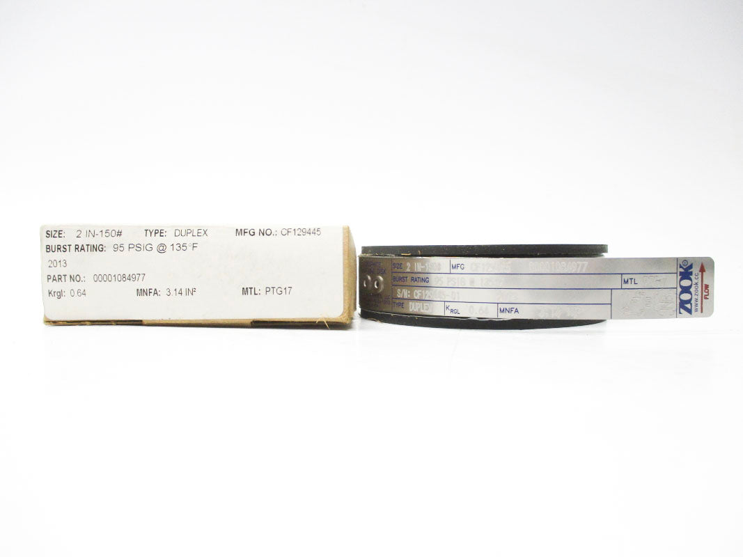 ZOOK ENTERPRISES CF129445 00001084977 95PSI 2" NSMP