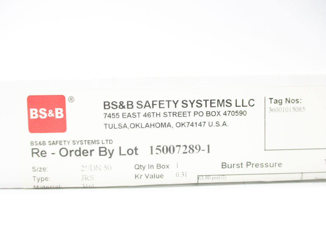 BS&B 15007289-1 63.0PSI 204'C NSMP