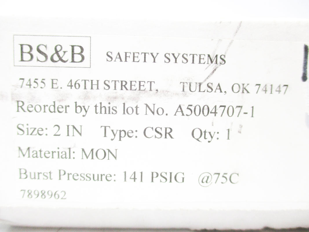 BS&B A5004707-1 141PSI 75'C NSMP