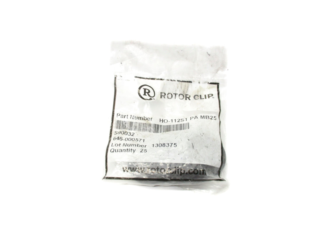 ROTOR CLIP HO-112STPAMB25 (PKG OF 25) NSMP