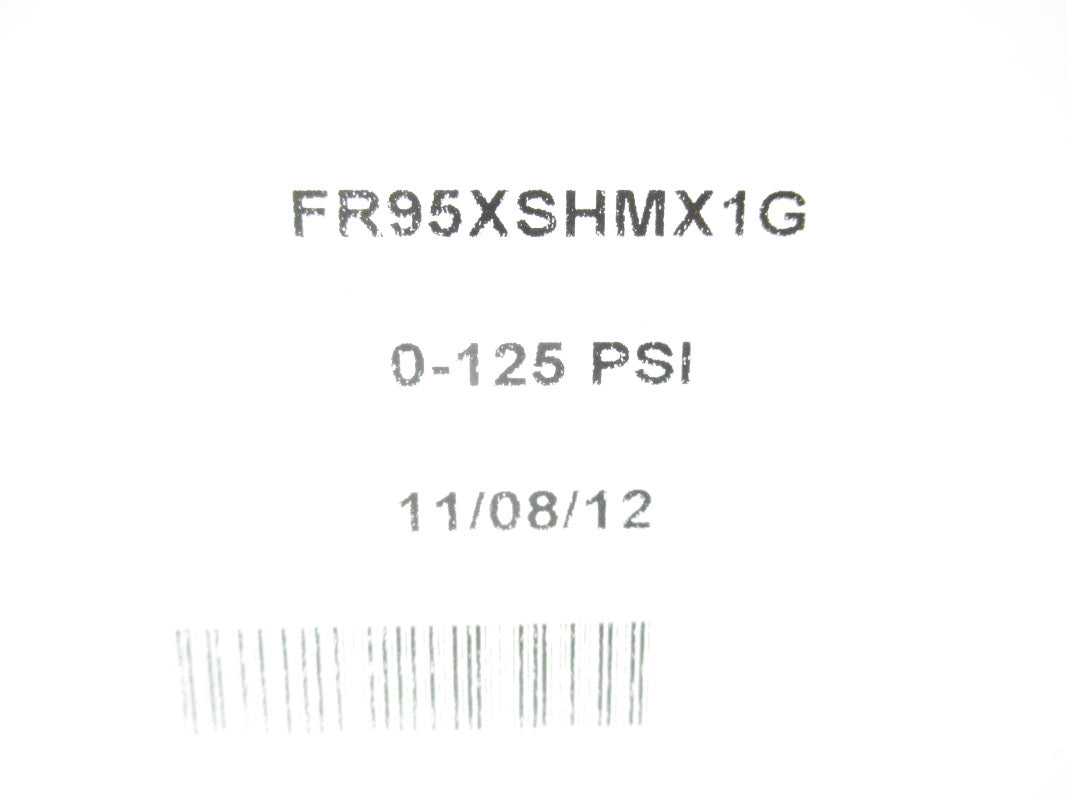ITT FR95XSHMX1G 0-125PSI NSMP