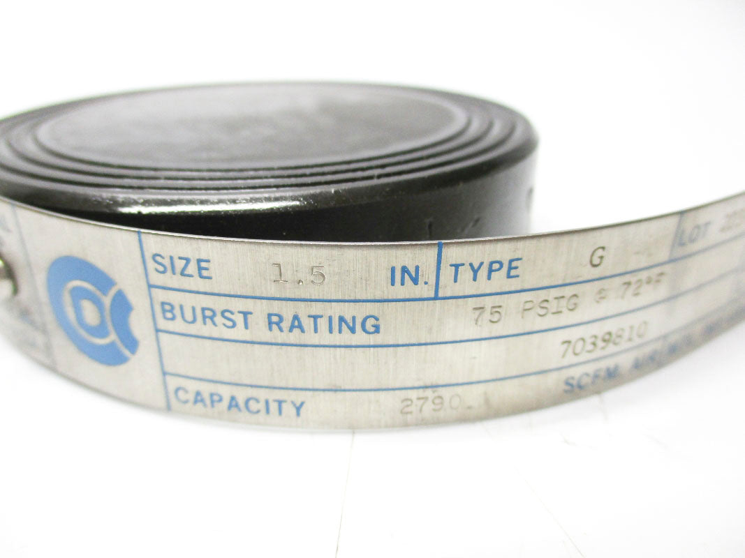 CONTINENTAL DISC 205466 G-1-1/2 75PSI 72'F NSMP