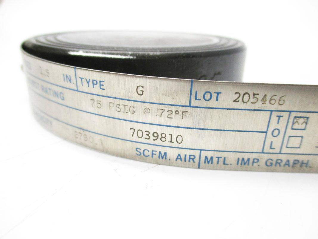 CONTINENTAL DISC 205466 G-1-1/2 75PSI 72'F NSMP