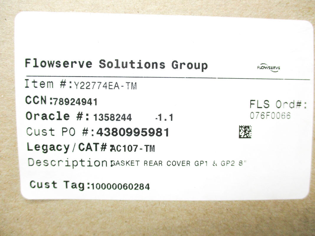 FLOWSERVE Y22774EA-TM NSMP