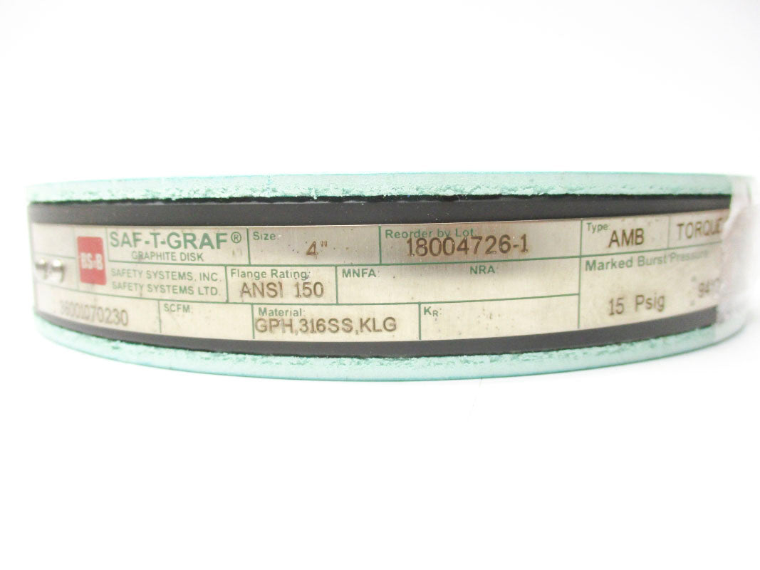 BS&B 18004726-1 AMB-4 15PSI 94'C NSMP