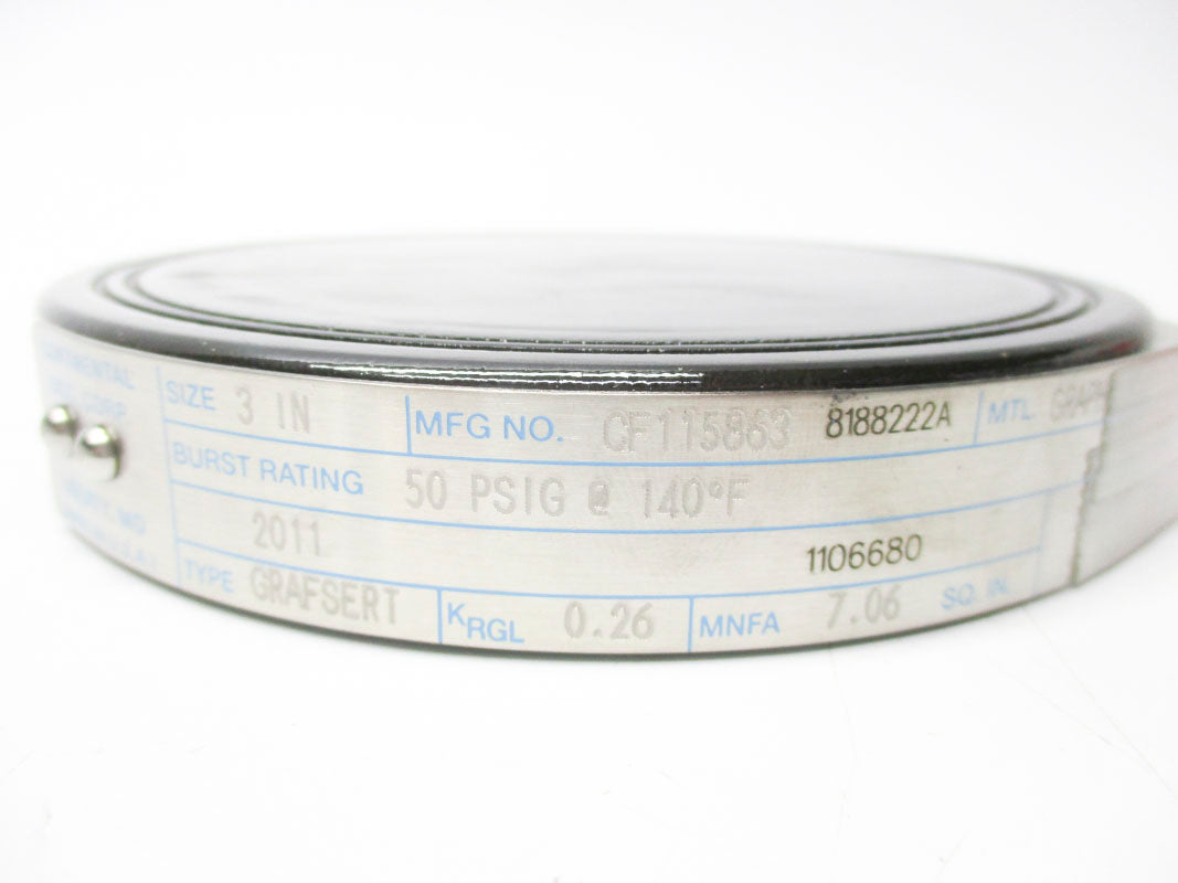 CONTINENTAL DISC 8188222A 50PSI 140'F NSMP