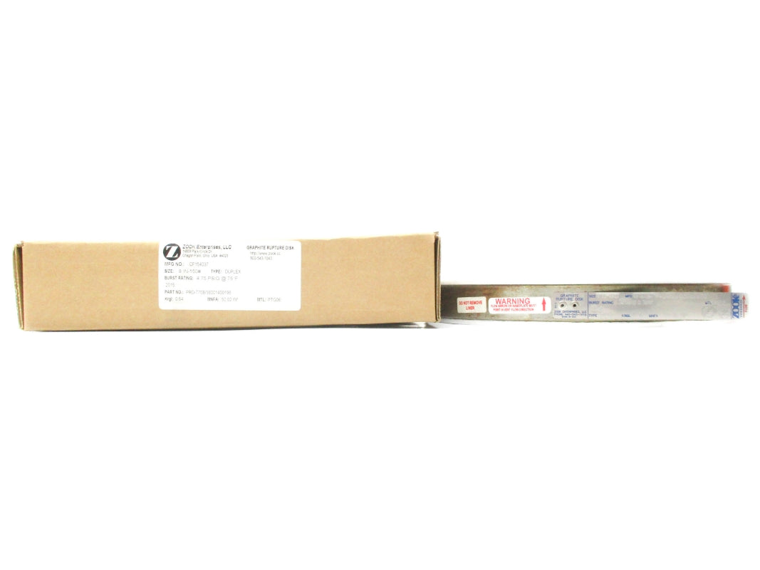 ZOOK ENTERPRISES CF154037 PRD-770B/36001400196 4.75PSI 75'F NSMP