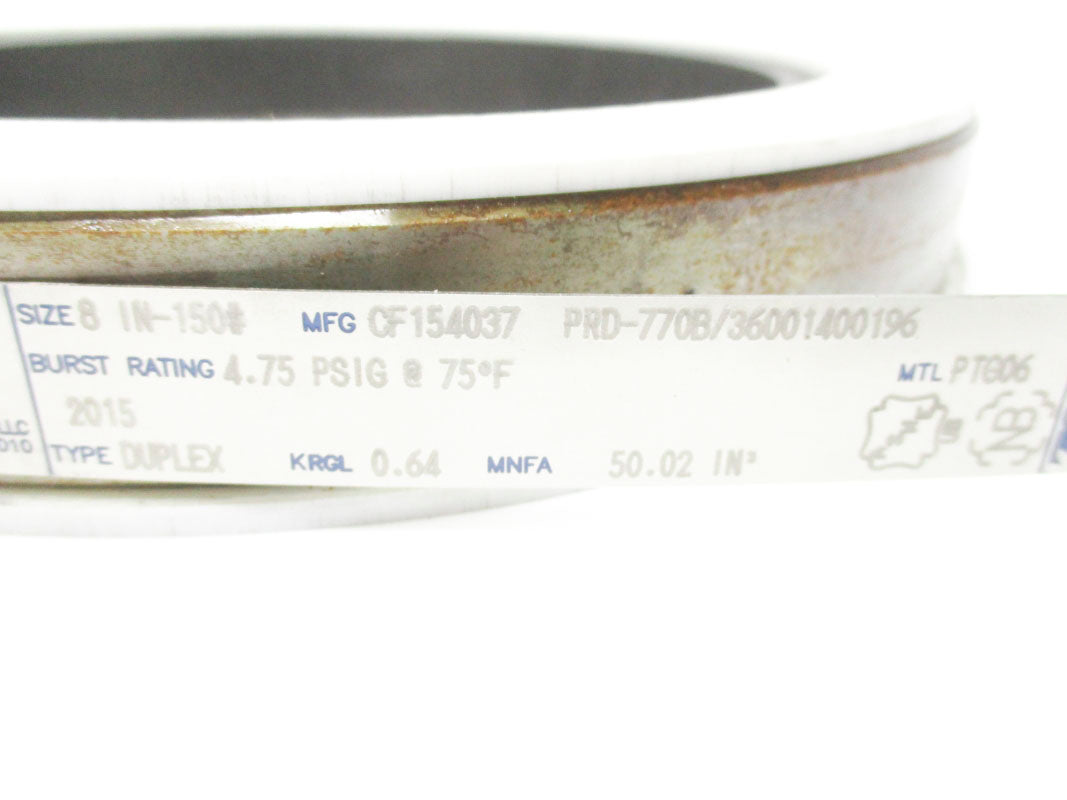 ZOOK ENTERPRISES CF154037 PRD-770B/36001400196 4.75PSI 75'F NSMP