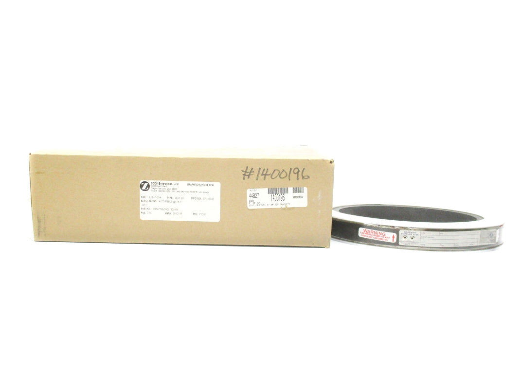 ZOOK ENTERPRISES CF116091 PRD-770B/00001400196 4.75PSI 75'F NSMP