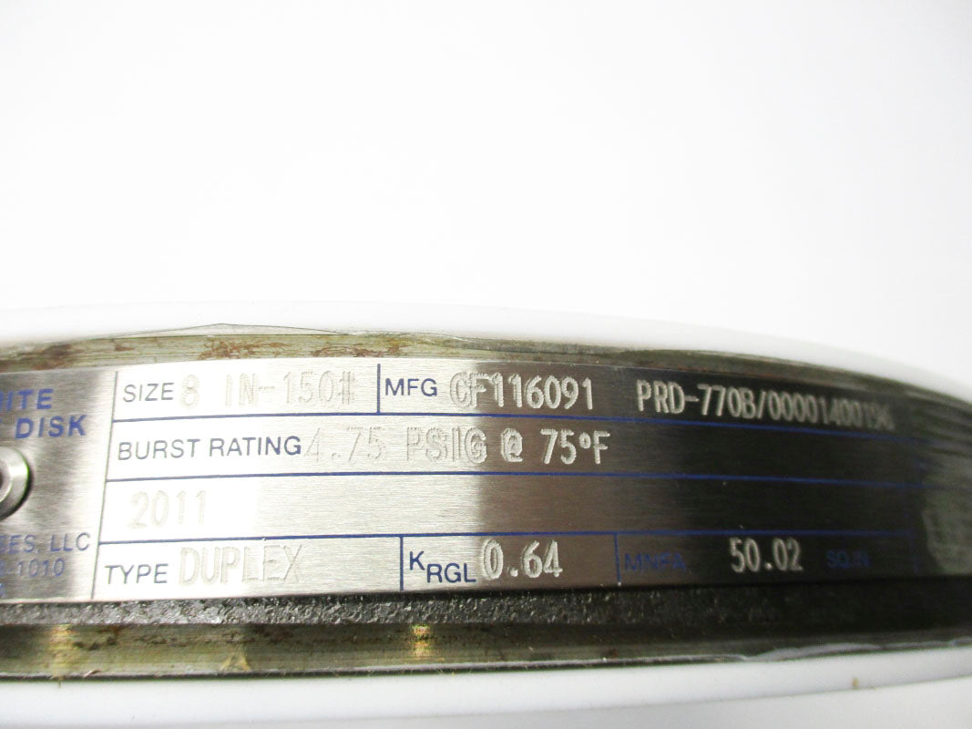 ZOOK ENTERPRISES CF116091 PRD-770B/00001400196 4.75PSI 75'F NSMP