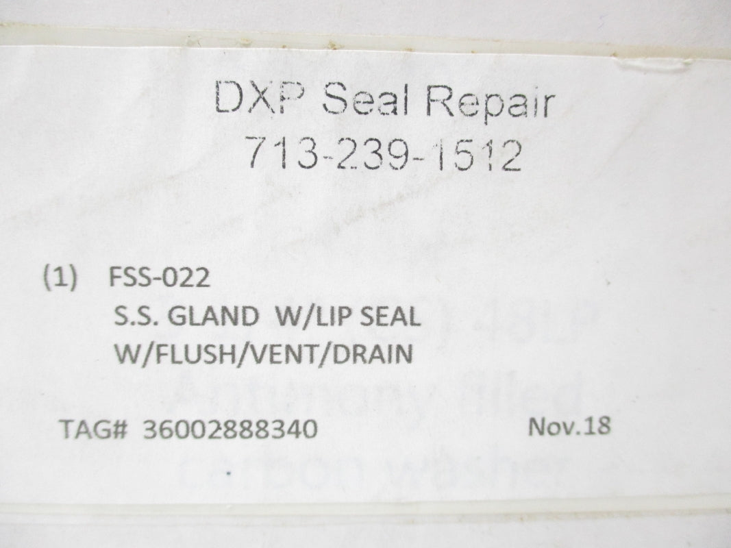 DXP FSS-022 NSMP