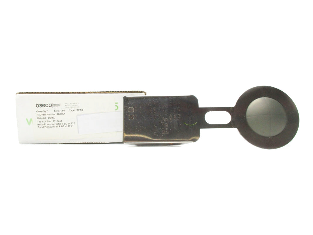 OSECO 46036-1 RFAS 1.5" 108.6PSI 721'F NSMP