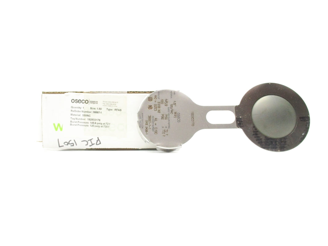 OSECO 38887-1 RFAS 1.5" 145.9PSI 735'F NSMP