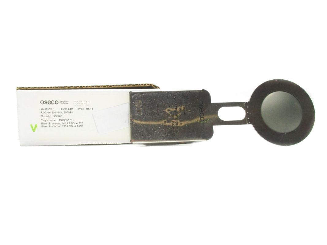 OSECO 49058-1 RFAS 1.5" 141.9PSI 735'F NSMP