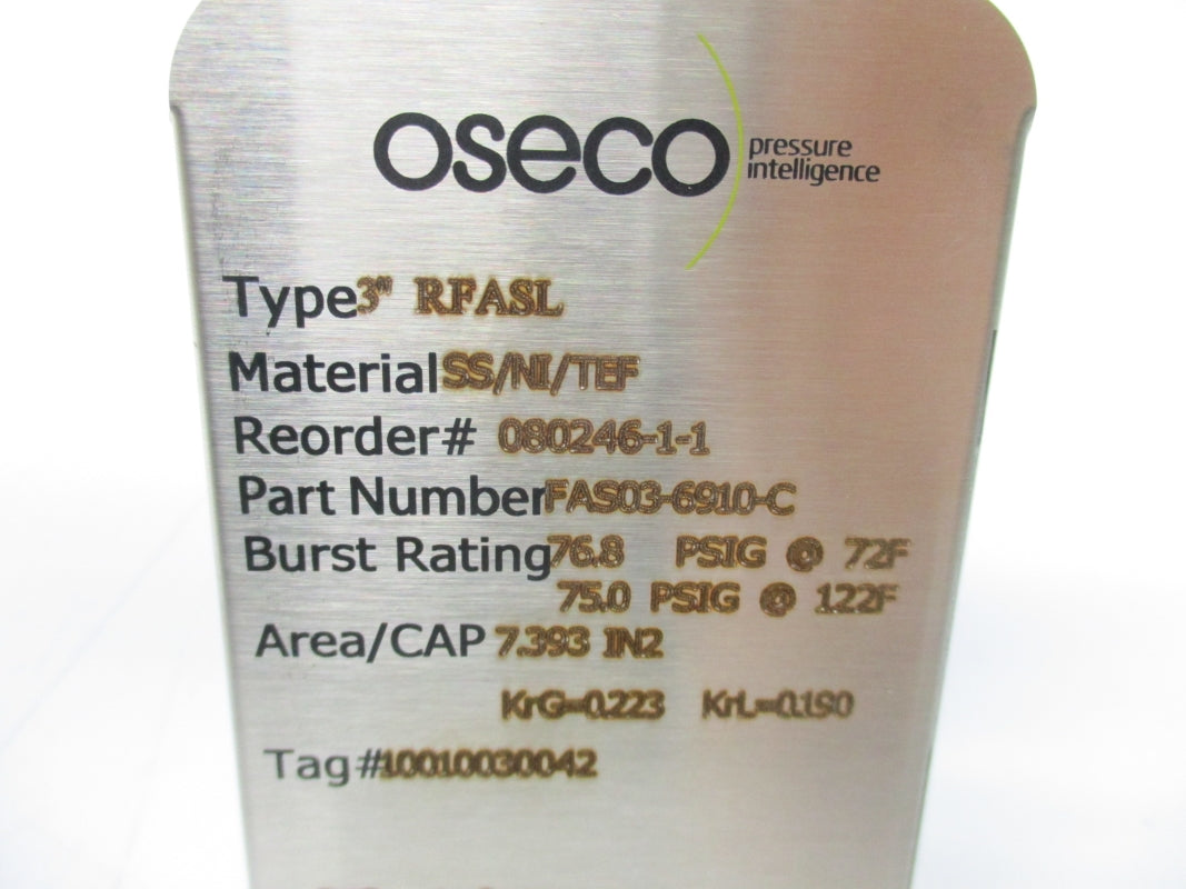 OSECO 80246-1 FAS03-6910-C 76.8PSI 122'F NSMP